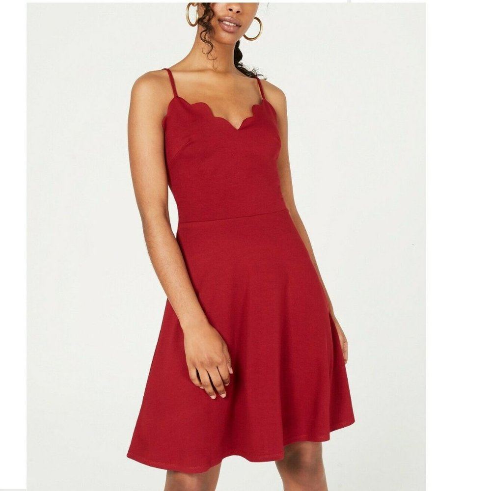 Rosie Harlow Juniors XL Biking Red Dress NWT 1Y31